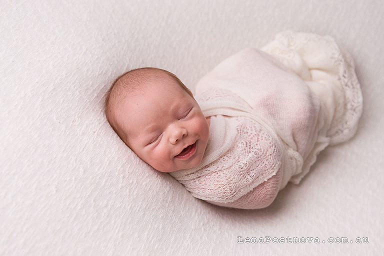 newborn smile