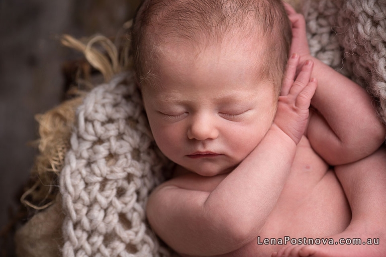 newborn photo session Sydney baby photography
