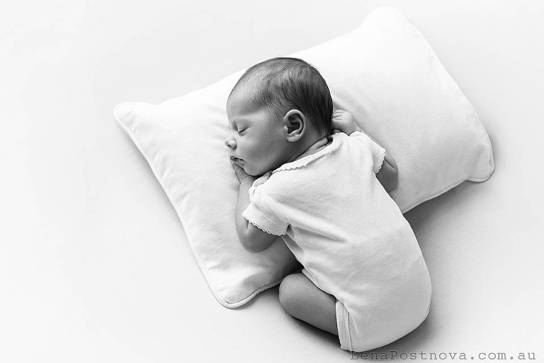 newborn baby captured naturally at Newborn baby photo shoot