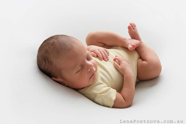 newborn baby captured naturally 