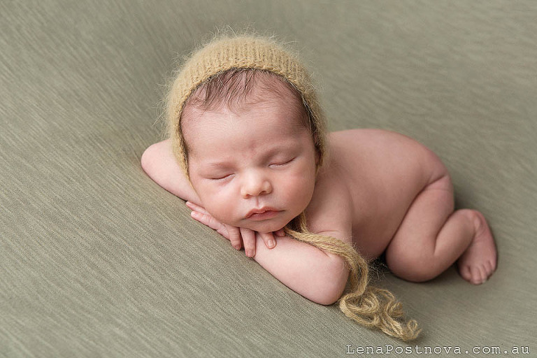 posed newborn photography portrait 
